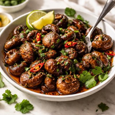 Image of Chipotle Lime Marinated Mushrooms