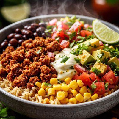 Image of Cuenco de arroz chipotle paleo