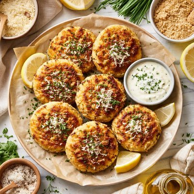 Image of Chive Risotto Cakes Ina Garten Barefoot Contessa