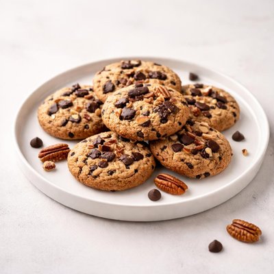 Image of Choc Pecan Cookies Gluten Free