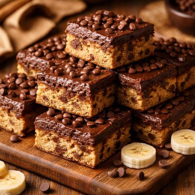 Image of Choco Banana Squares