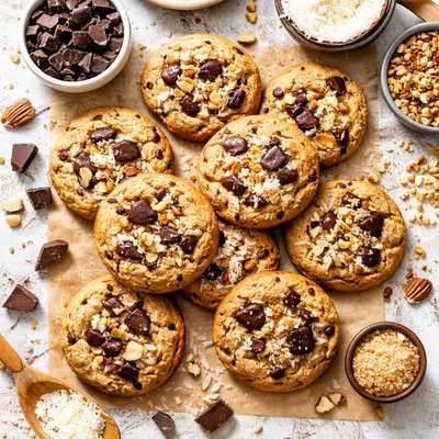 Image of Choco Coco Nut Cookies
