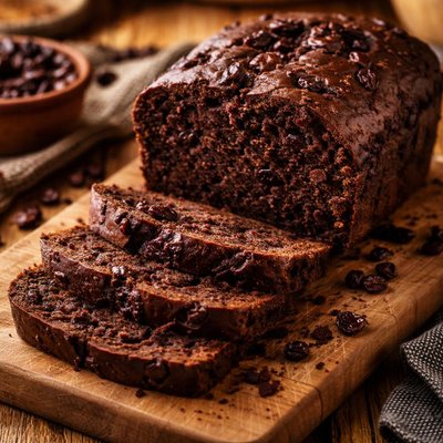 Image of Chocoholics Deeply Delicious Dark Chocolate Raisin Loaf Abm
