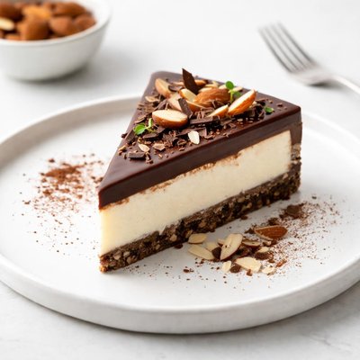 Image of Chocolate Almond Cheesecake