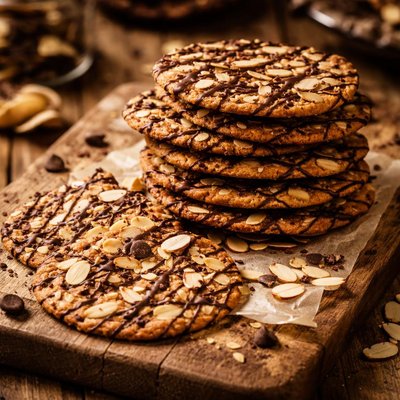 Image of Chocolate Almond Crisps