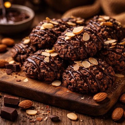 Image of Chocolate Almond Macaroons