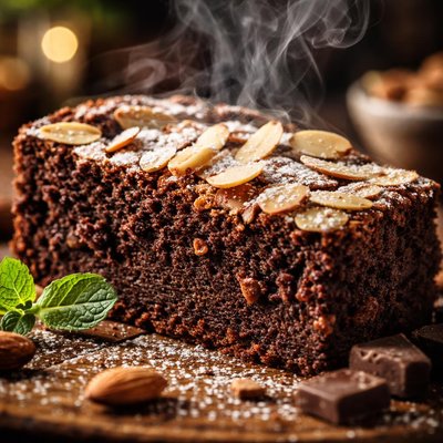 Image of Chocolate Almond Ricotta Cake