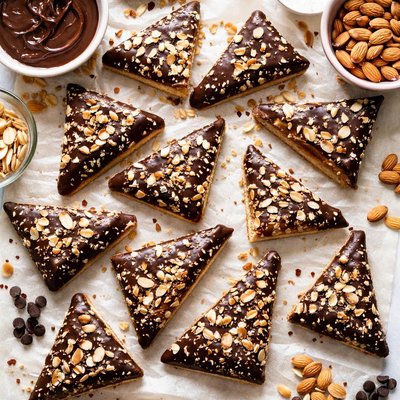 Image of Chocolate Almond Triangles