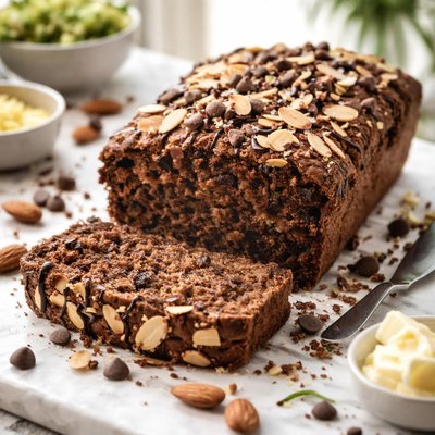Image of Chocolate Almond Zucchini Bread