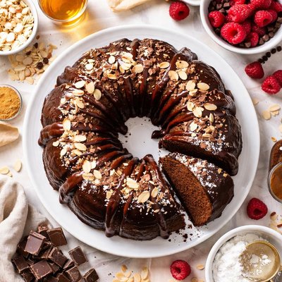 Image of Chocolate Amaretto Bundt Cake
