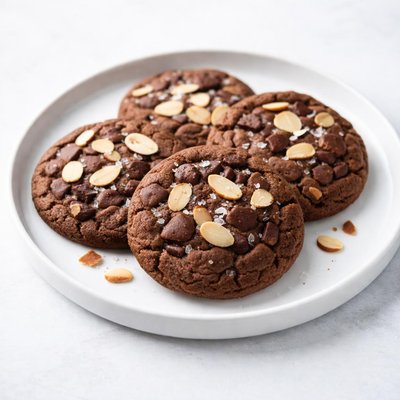 Image of Chocolate and Almond Cookies