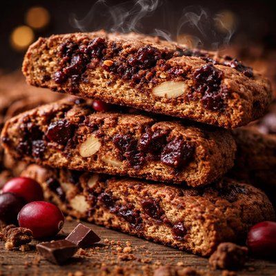 Image of Chocolate and Cranberry Biscotti