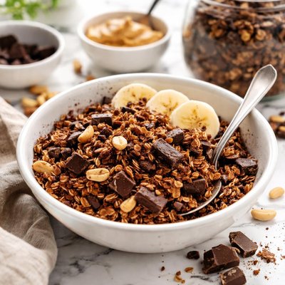 Image of Chocolate and Peanut Granola