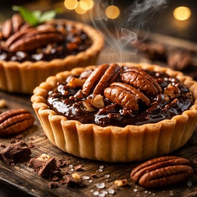 Image of Chocolate and Pecan Tartlets