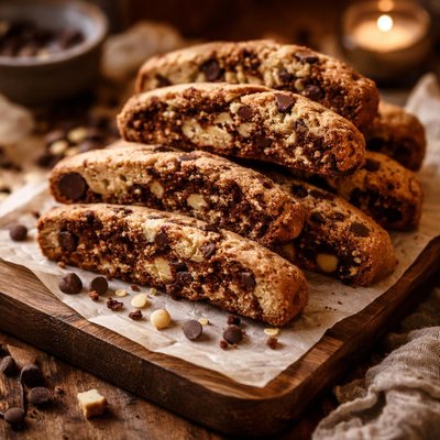 Image of Chocolate and Vanilla Chip Biscotti