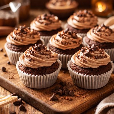 Image of Chocolate Angel Food Cupcakes