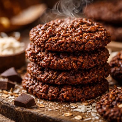 Image of Chocolate Anzac Biscuits