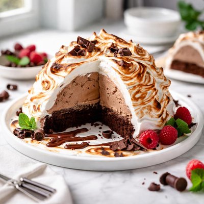 Image of Chocolate Baked Alaska