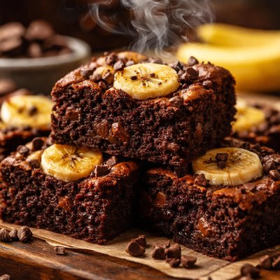 Image of Chocolate Banana Brownies