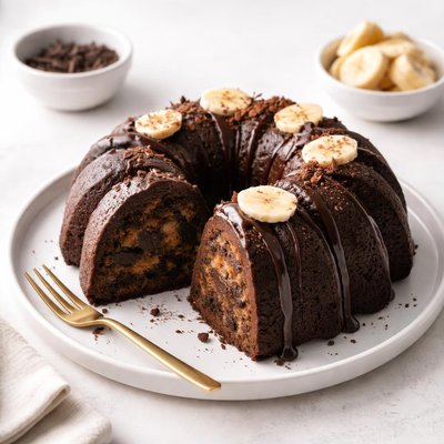 Image of Chocolate Banana Bundt Cake