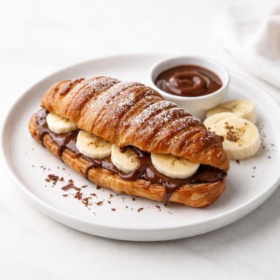 Image of Chocolate Banana Croissant Panini