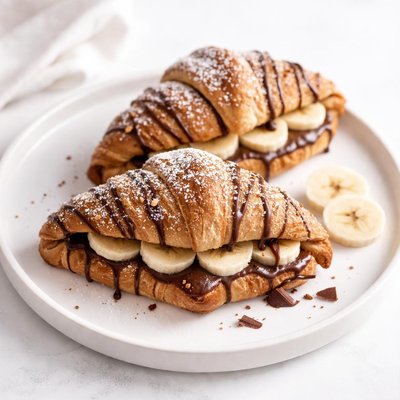 Image of Chocolate Banana Croissants
