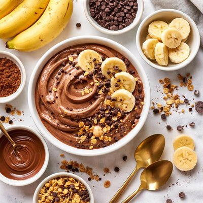 Image of Chocolate Banana Frozen Yogurt