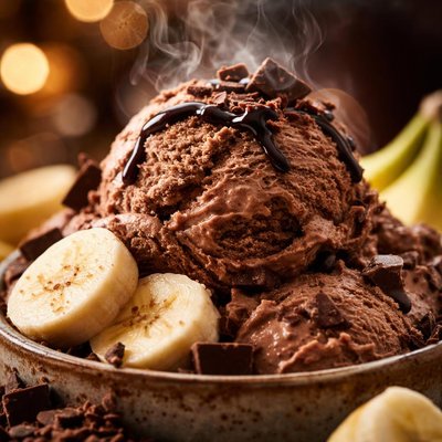 Image of Chocolate Banana Ice Cream