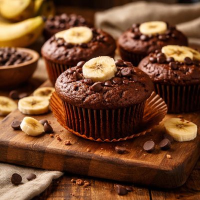 Image of Chocolate Banana Muffin