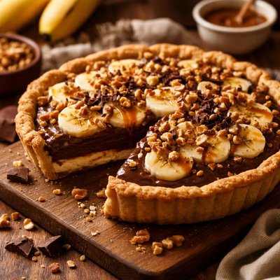 Image of Chocolate Banana Nut Pie