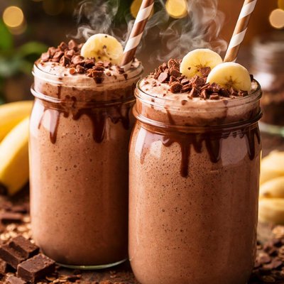 Image of Chocolate Banana Smoothies