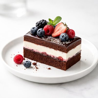Image of Chocolate Berries Cake with Mascarpone
