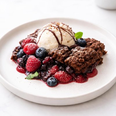 Image of Chocolate Berry Cobbler