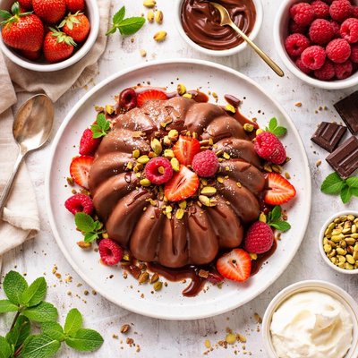 Image of Chocolate Blamange