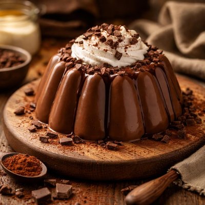 Image of Chocolate Blancmange
