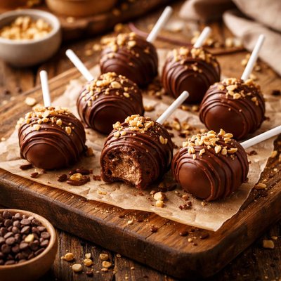 Image of Chocolate Bonbon Pops No Bake