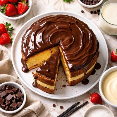 Image of Chocolate Boston Cream Pie