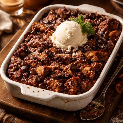 Image of Chocolate Bread Pudding Paula Deen