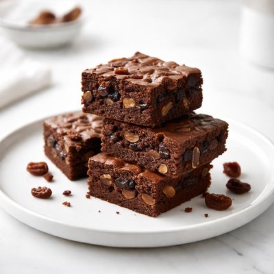 Image of Chocolate Brownies with Raisins