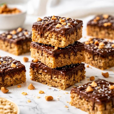 Image of Chocolate Butterscotch Oatmeal Squares