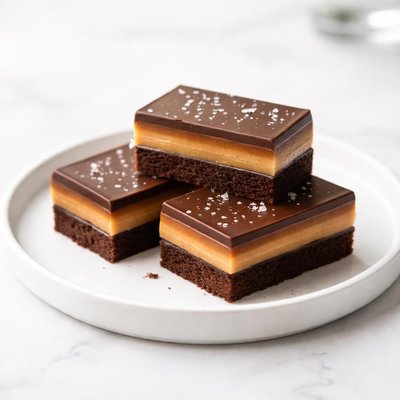 Image of Chocolate Cake Caramel Bars