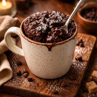 Image of Chocolate Cake in a Mug