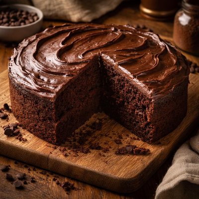 Image of Chocolate Cake No Milk Required