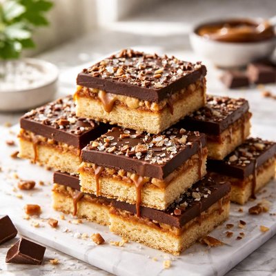 Image of Chocolate Caramel Crunch Bars