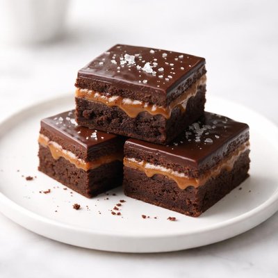 Image of Chocolate Caramel Layer Brownies