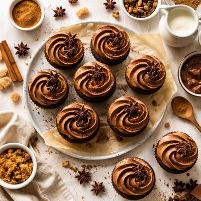 Image of Chocolate Chai Spice Cupcakes