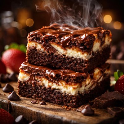 Image of Chocolate Cheesecake Brownies