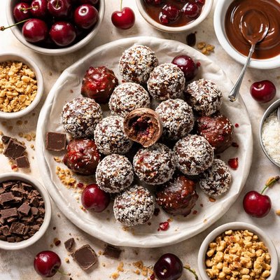 Image of Chocolate Cherry Balls