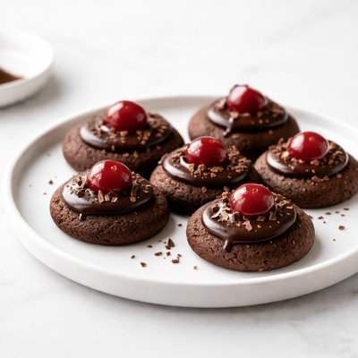Image of Chocolate Cherry Cordial Cookies
