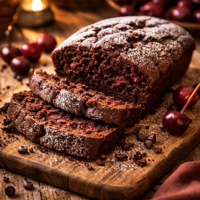 Image of Chocolate Cherry Loaf